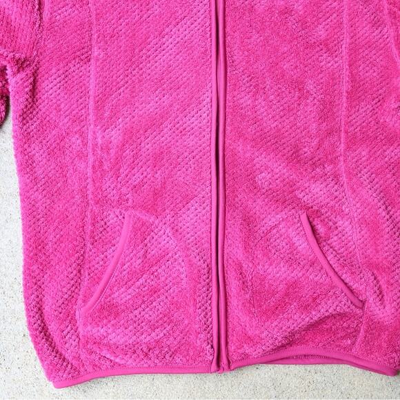 Women’s full zip hot pink hoodie. 777 super brand. Size M very soft feel - Picture 5 of 9